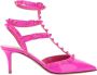 Valentino Garavani Pumps & high heels Rockstud Pointed Toe Pumps in roze - Thumbnail 1