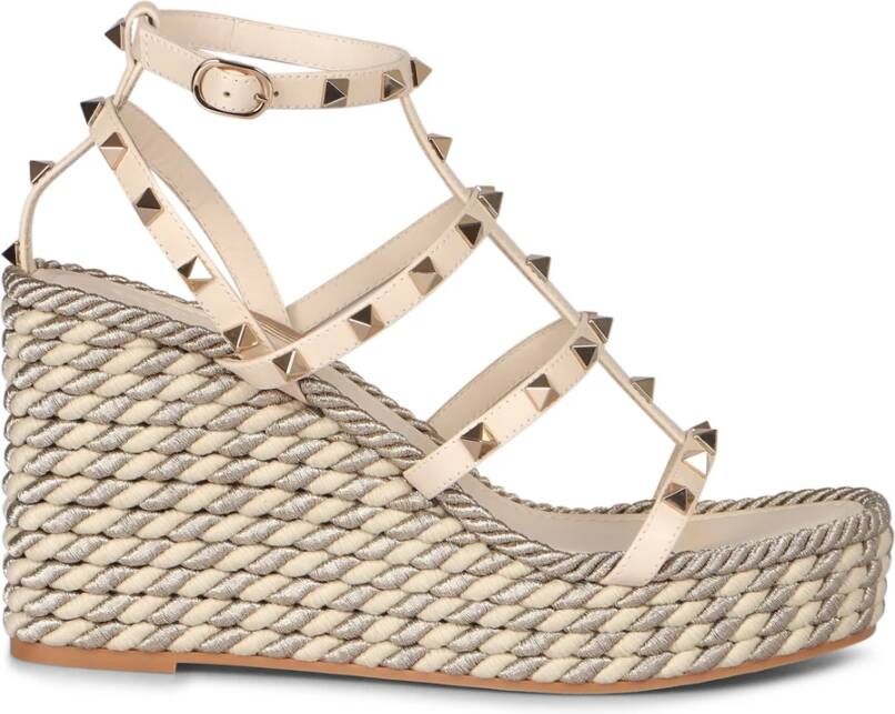 Valentino Garavani Studded Plateau Sandalen