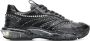 Valentino Garavani Studded Leren Sneakers Black Heren - Thumbnail 1