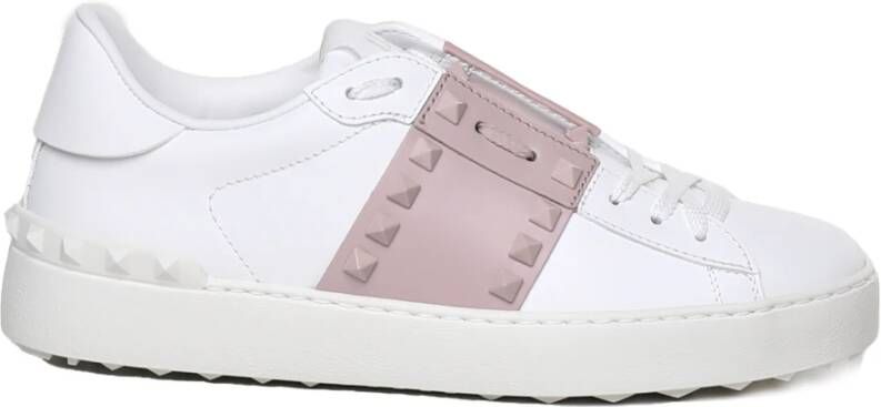 Valentino Garavani Witte Rockstud Sneakers White Dames