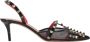 Valentino Garavani Studded Mesh Slingback Pumps - Thumbnail 1