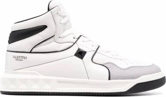 Valentino Garavani Studded Mid-Top Sneakers