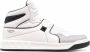 Valentino One Stud sneaker van kalfsleer wit zwart grijs - Thumbnail 2