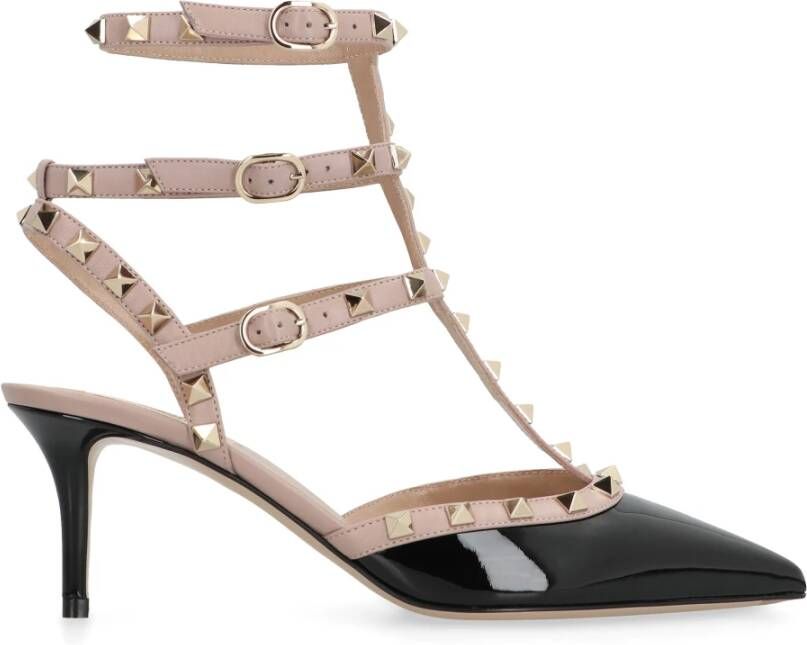 Valentino Garavani Studded Patent Leren Slingback Hakken