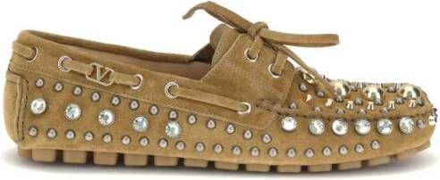 Valentino Garavani Studded Rhinestone Bootsloafers