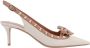 Valentino Garavani Studded Slingback Sneakers van Lakleer White Dames - Thumbnail 1