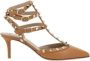 Valentino Garavani Studded leren enkelband hakken Black Dames - Thumbnail 15