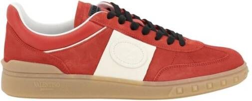 Valentino Garavani Suède Sneakers met VLogo Detail