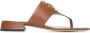 Valentino Garavani Tabaksleren Sandalen met VLogo Accessoire - Thumbnail 1