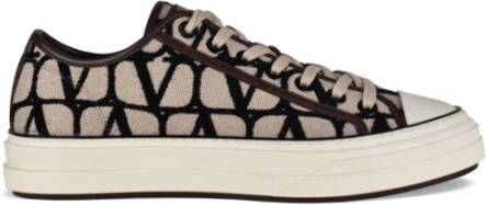 Valentino Garavani Totaloop Lage Sneakers Beige Heren