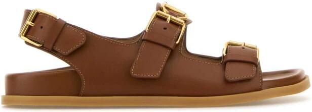 Valentino Garavani Biscuit Leren Sandalen