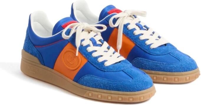 Valentino Garavani Blauwe Sneakers Kleurblok Ontwerp