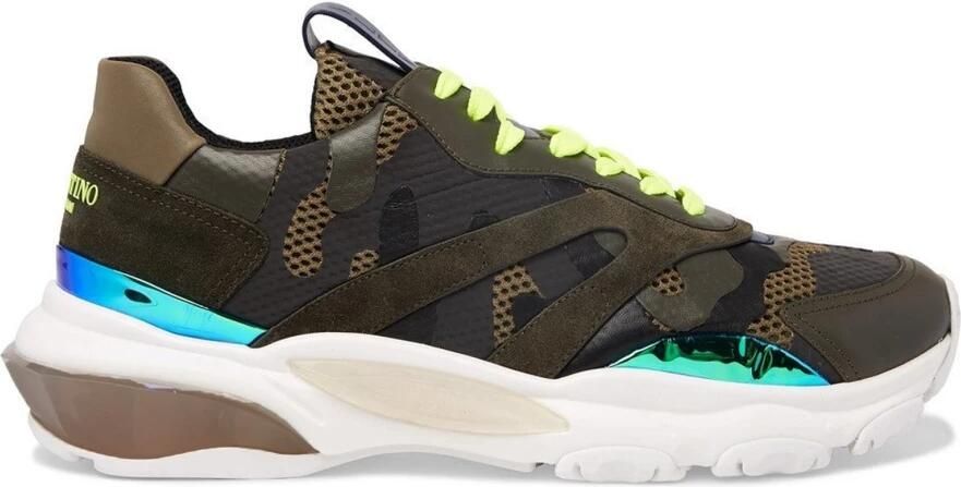 Valentino Garavani Stijlvolle Bounce Sneakers Green Heren - Foto 2