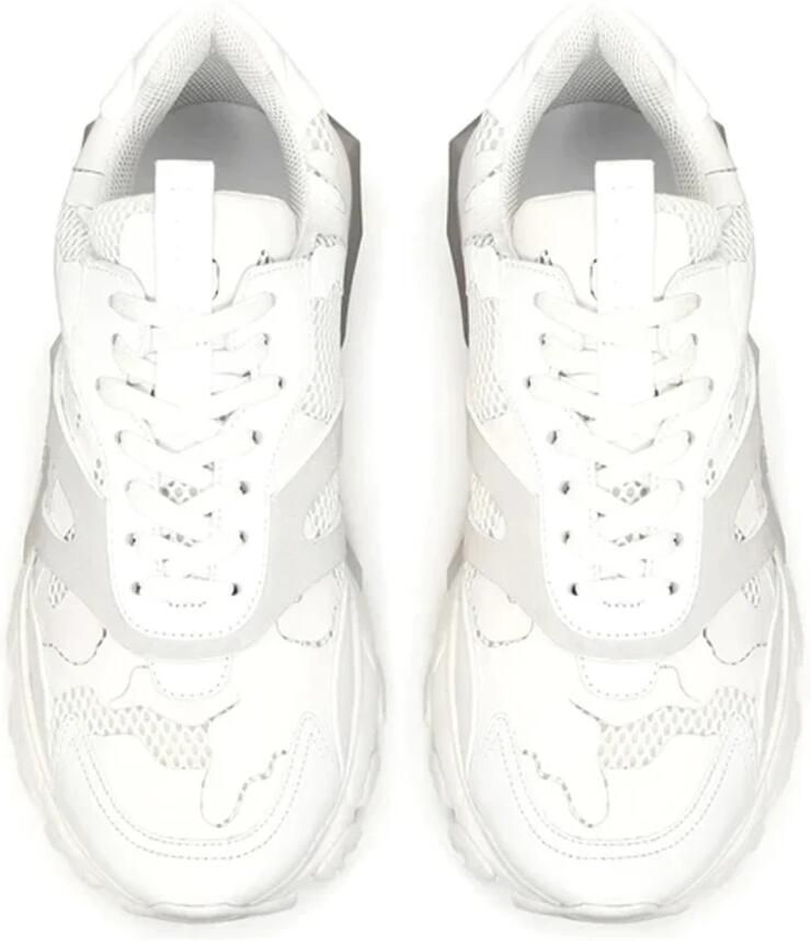 Valentino Garavani Bounce Sneakers Leer Mannen Italië White Heren