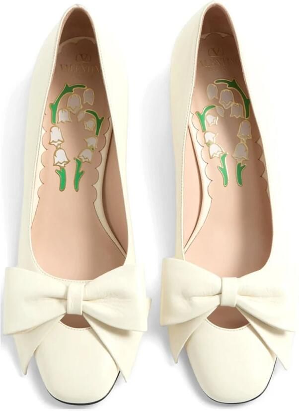 Valentino Bowow Leren Pumps met Decoratieve Strik