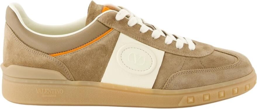 Valentino Garavani Donker Khaki Ivoor Pompoen Sneaker