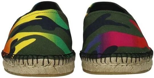 Valentino Garavani Canvas Espadrilles met Multicolor Print Multicolor Heren