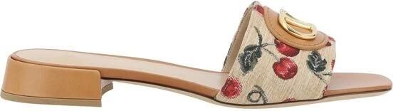 Valentino Garavani Cherry Jacquard Sandalen met VLogo