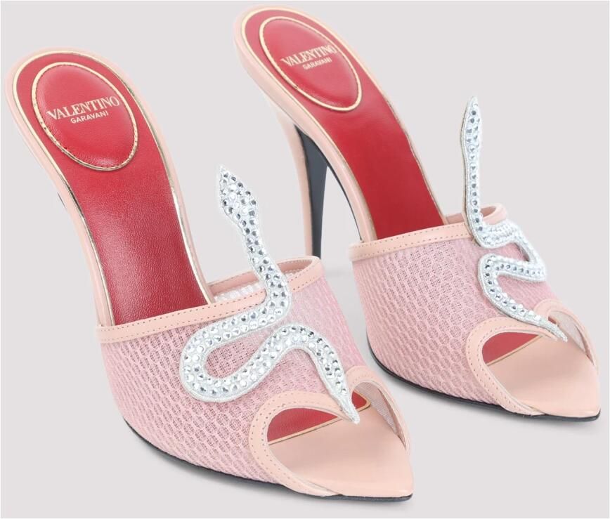 Valentino Garavani Coeur Vipère Mesh Slide Sandal - Foto 3