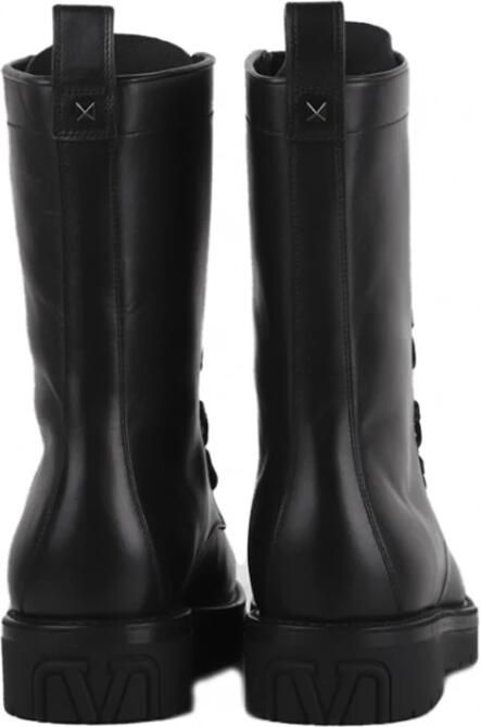 Valentino Garavani Combat Leren Laarzen - Foto 2