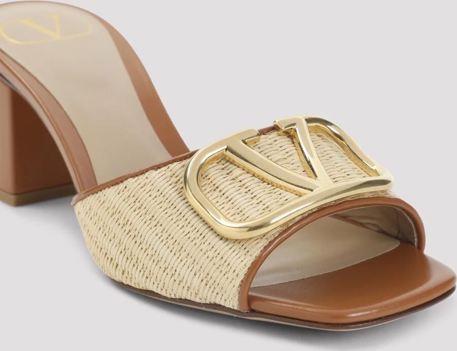 Valentino Garavani Cotton Slide Sandalen - Foto 2