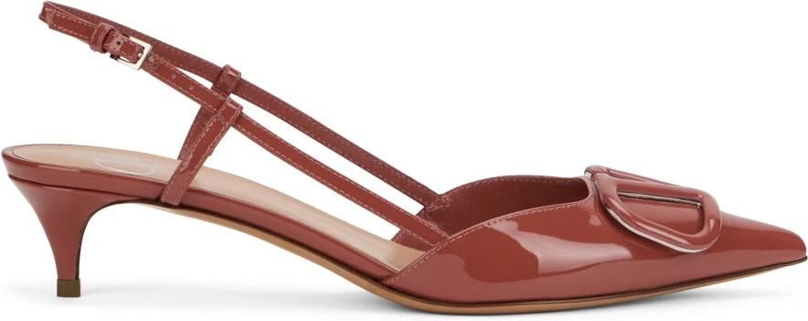 Valentino Garavani Elegante slingback schoen met lage hak.