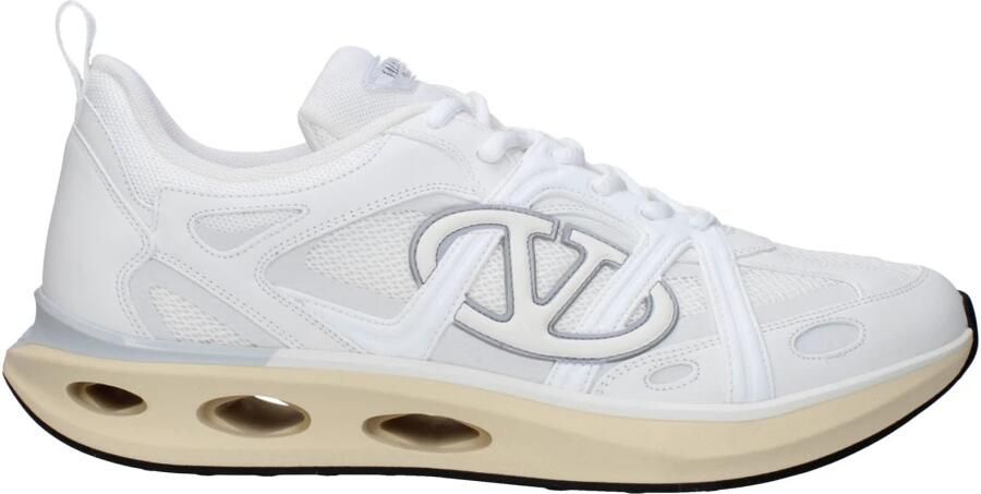 Valentino Garavani Witte Leren Sneakers Easyjog Collectie White Heren - Foto 3