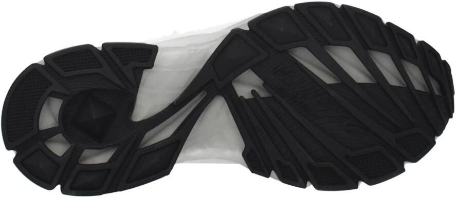 Valentino Garavani Witte stoffen sneakers met studs - Foto 2