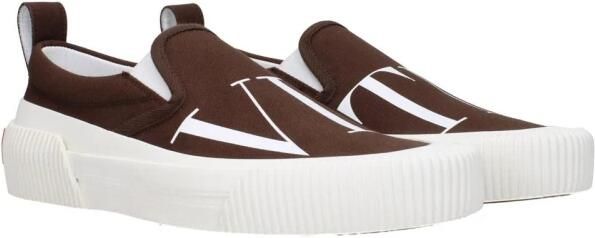 Valentino Garavani Fabric Slip-On Loafer met Logo Voor en Achter - Foto 4