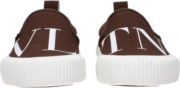 Valentino Garavani Fabric Slip-On Loafer met Logo Voor en Achter - Foto 2