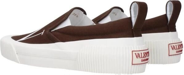 Valentino Garavani Fabric Slip-On Loafer met Logo Voor en Achter - Foto 3