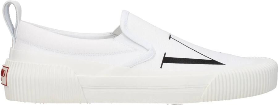 Valentino Garavani Witte Stoffen Instaploafer