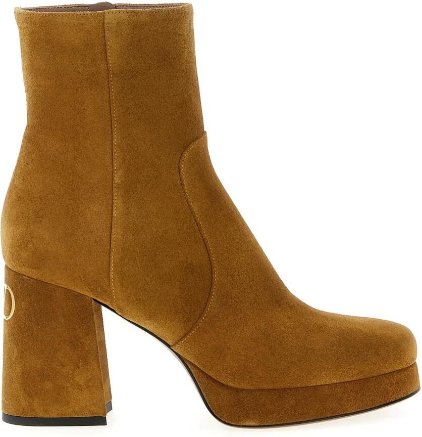 Valentino Garavani Fawcette 90 Suede Enkellaarsjes