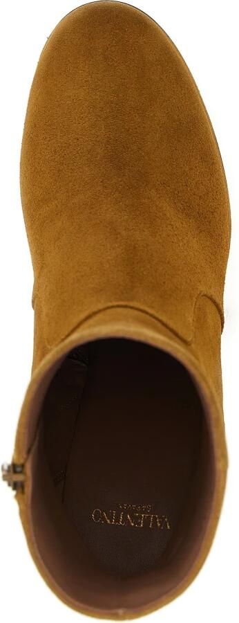 Valentino Garavani Fawcette 90 Suede Enkellaarsjes - Foto 2
