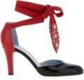 Valentino Garavani Sandalen Foliefoliage Sandal With Color-Block Design And Be in zwart - Multicolor