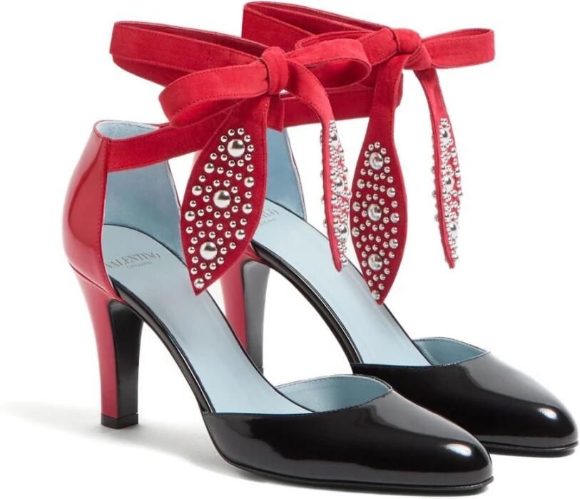 Valentino Garavani Sandalen Foliefoliage Sandal With Color-Block Design And Be in zwart - Foto 6