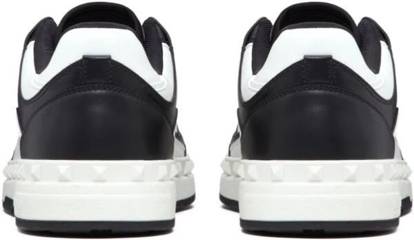 Valentino Freedots lage sneakers met leren inzetstukken Black Heren - Foto 6