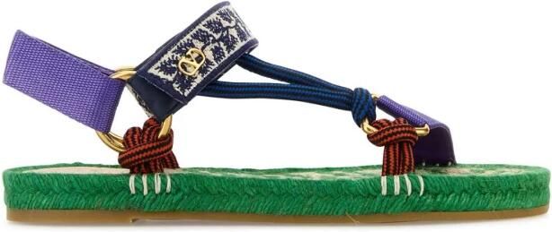 Valentino Garavani Geborduurde Fabric Lake Powell Sandalen