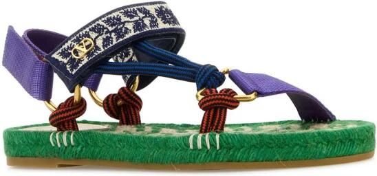 Valentino Garavani Geborduurde Fabric Lake Powell Sandalen - Foto 2