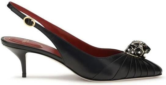 Valentino Garavani Geëmailleerde Feline Head Pumps