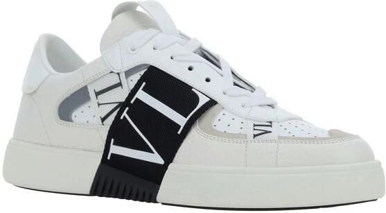 Valentino Garavani Geperforeerde Sneakers met Webbing Banden - Foto 3