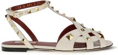 Valentino Garavani Goatskin Flat Sandals