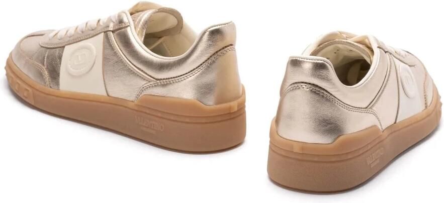 Valentino Garavani Grijze Leren Sneakers met Stud Detail - Foto 4
