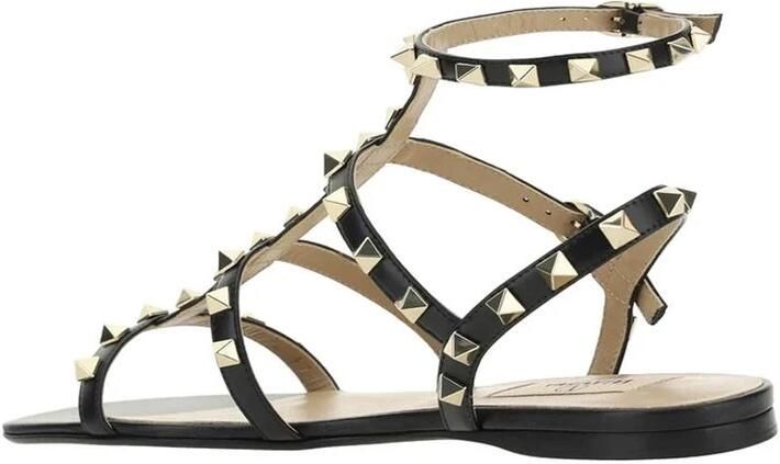 Valentino Garavani Studded Leren Sandalen met Enkelband - Foto 3