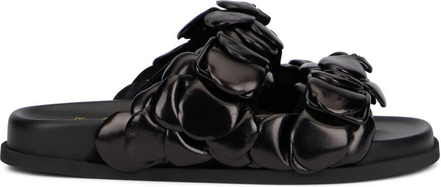 Valentino Garavani Kidskin Leren Slides met Ronde Neus