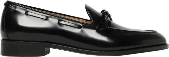 Valentino Garavani Zwarte Loafer Schoenen met Kwast Detail - Foto 5