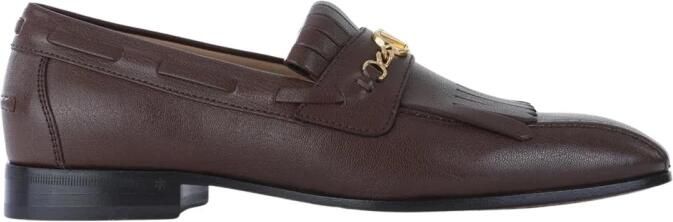 Valentino Garavani Klassieke Loafers met Franjes en Goudkleurige Hardware Details - Foto 3