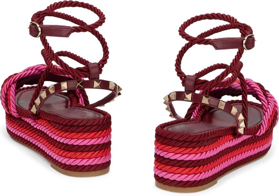 Valentino Garavani Knot Strap Wedge Sandalen - Foto 2