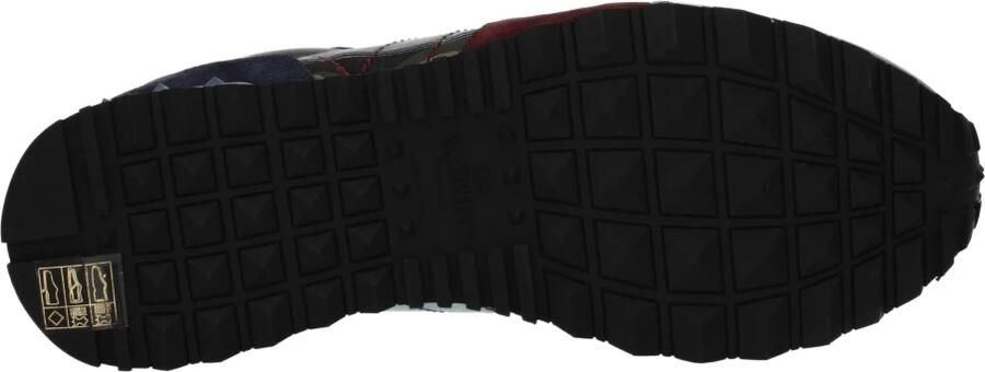 Valentino Garavani Groene leren sneakers met studs - Foto 2