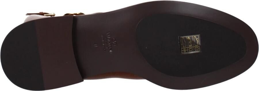 Valentino Garavani Bruine leren laarzen met gespsluiting - Foto 2